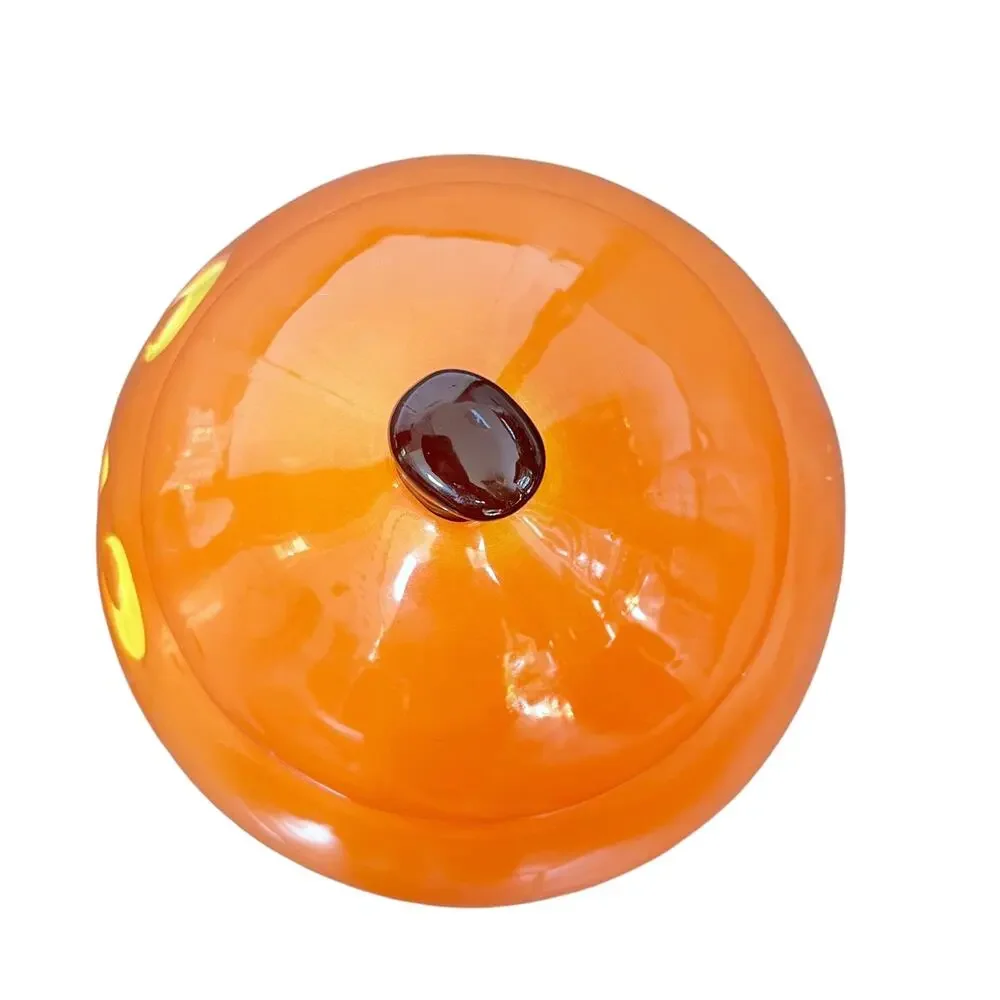 Halloween Jack O Lantern Cookie Jar Ceramic Orange Pumpkin Boston Warehouse